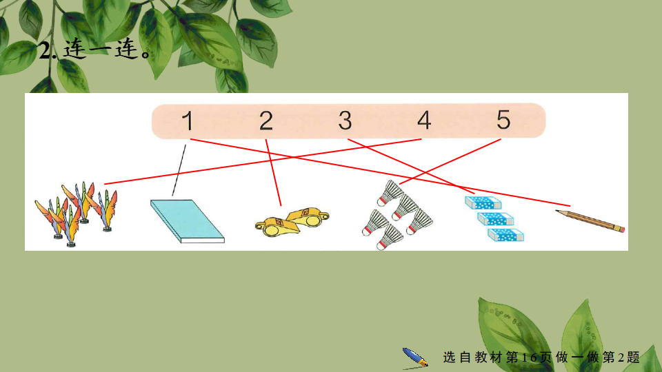 一年级上册数学资料《1~5的认识》PPT课件（2024年秋人教版）共30页