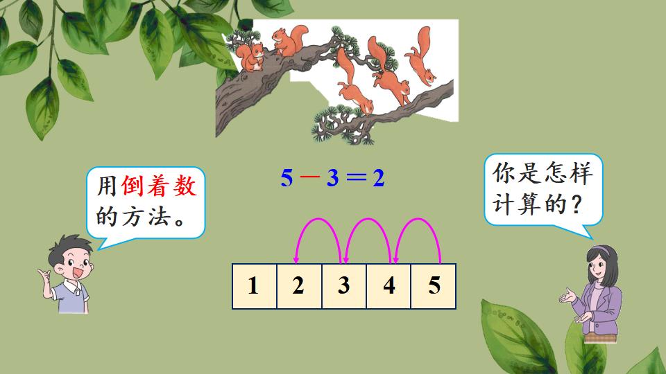 一年级上册数学资料《5以内数的减法》PPT课件（2024年秋人教版）共23页