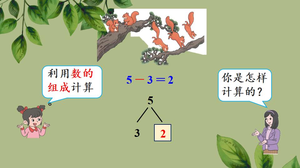 一年级上册数学资料《5以内数的减法》PPT课件（2024年秋人教版）共23页