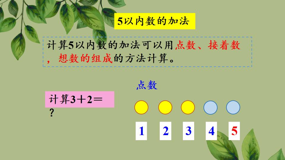 一年级上册数学资料《5以内数的认识练一练》PPT课件（2024年秋人教版）共24页