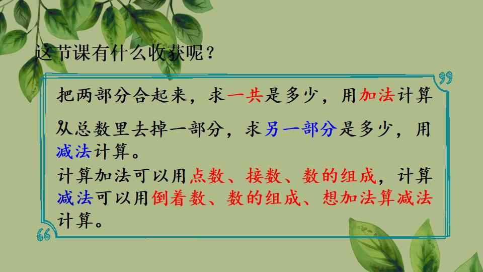 一年级上册数学资料《5以内数的认识练一练》PPT课件（2024年秋人教版）共24页