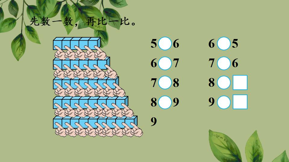 一年级上册数学资料《比大小、第几》PPT课件（2024年秋人教版）共35页