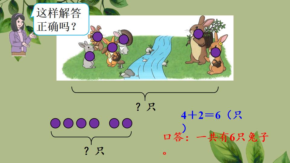 一年级上册数学资料《用加法解决问题》PPT课件（2024年秋人教版）共31页