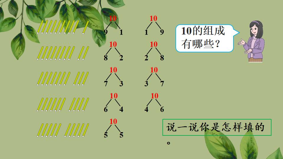 一年级上册数学资料《10的认识》PPT课件（2024年人教版）共37页