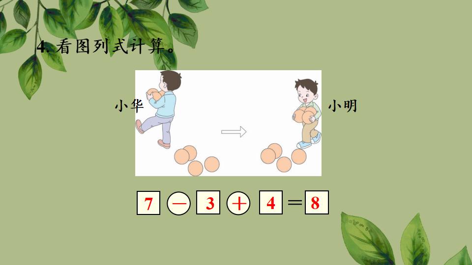 一年级上册数学资料《加、减混合》PPT课件（2024年秋人教版）共33页