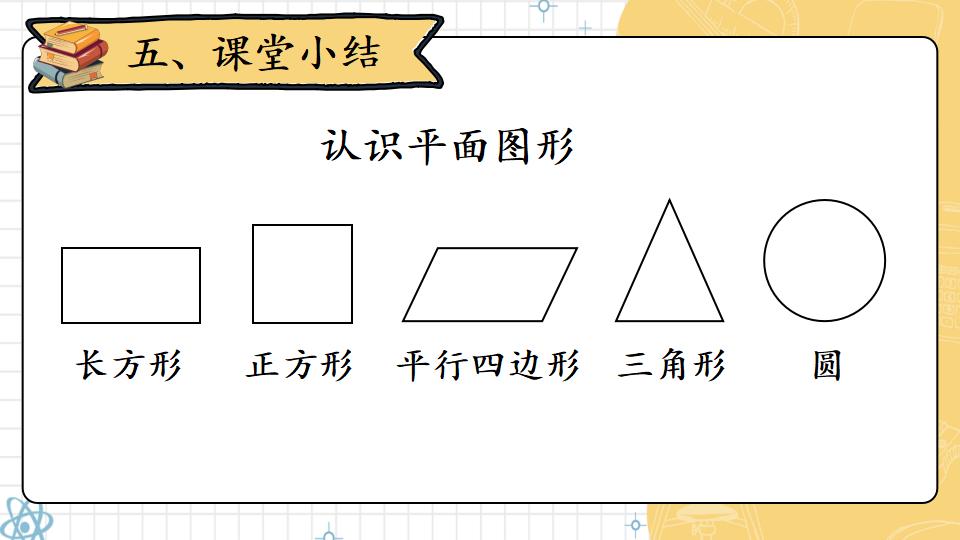 一年级下册数学资料《认识平面图形》PPT课件共21页