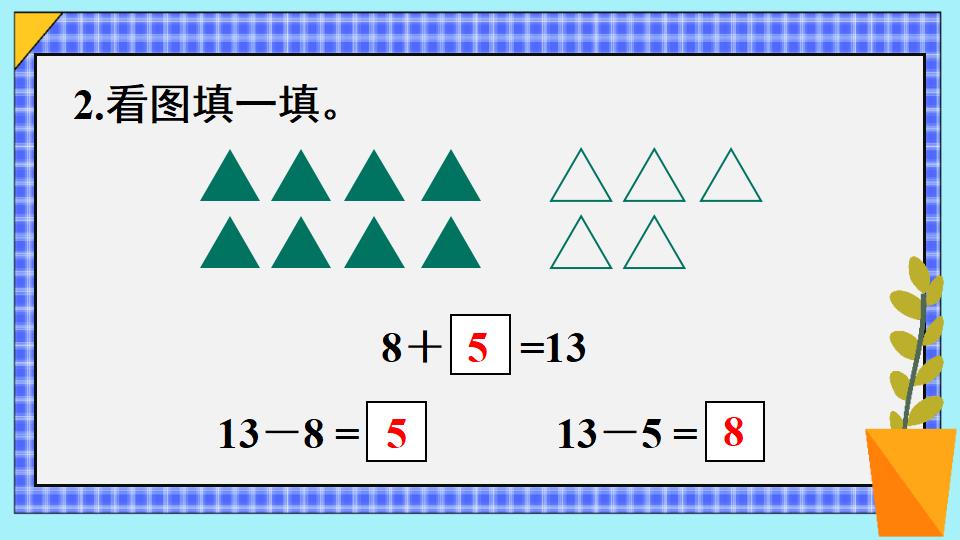 一年级下册数学资料《十几减7、6 》PPT课件（2024年）共21页