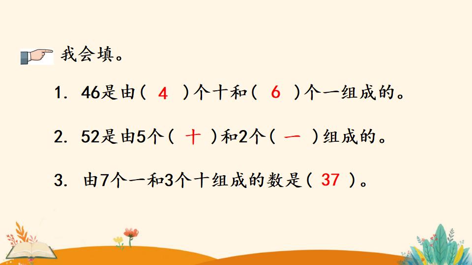 一年级下册数学资料《数数 数的组成》PPT课件（2024年）共25页