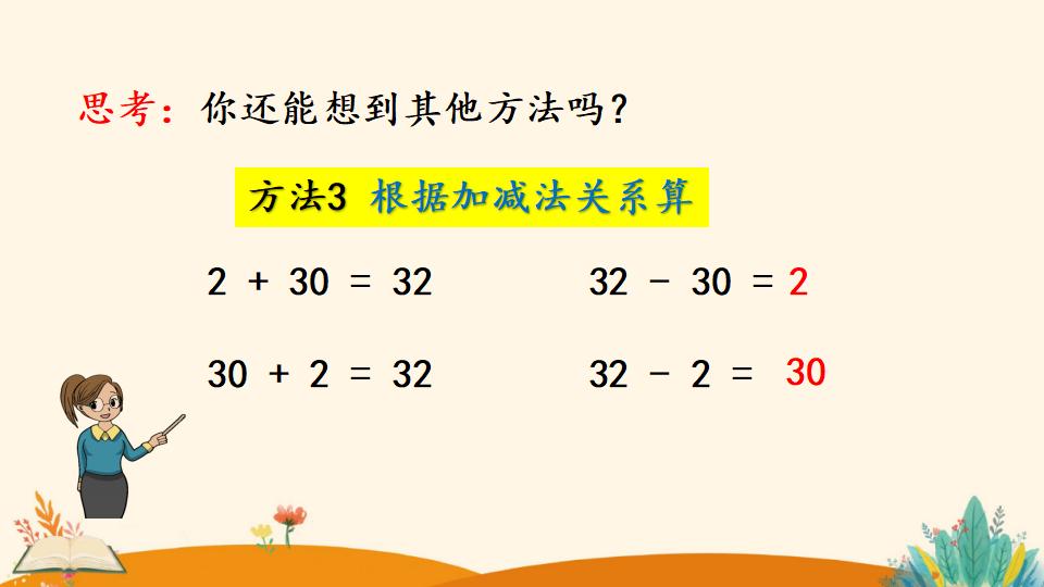 一年级下册数学资料《整十数加一位数及 相应的减法》PPT课件（2024年）共26页