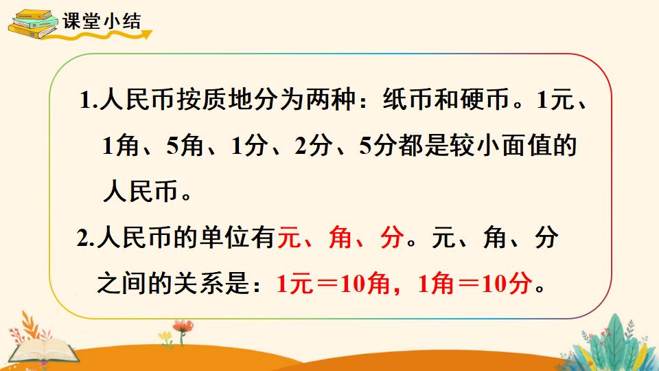 一年级下册数学资料《 认识人民币（1）》PPT课件（2024年人教版）共17页