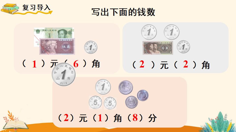 一年级下册数学资料《 认识人民币（2）》PPT课件（2024年人教版）共20页