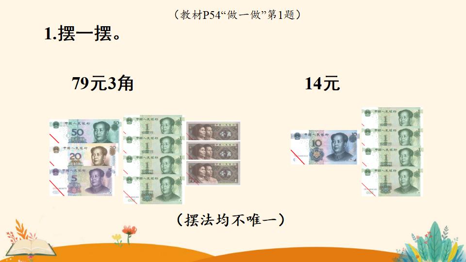 一年级下册数学资料《 认识人民币（2）》PPT课件（2024年人教版）共20页