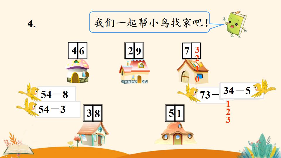 一年级下册数学资料《   两位数减一位数、整十数（2）》PPT课件（2024年人教版）共11页