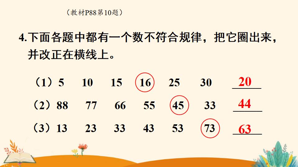 一年级下册数学资料《找规律（2）》PPT课件（2024年人教版）共17页