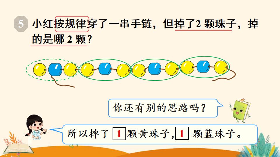 一年级下册数学资料《找规律（3）》PPT课件（2024年人教版）共13页