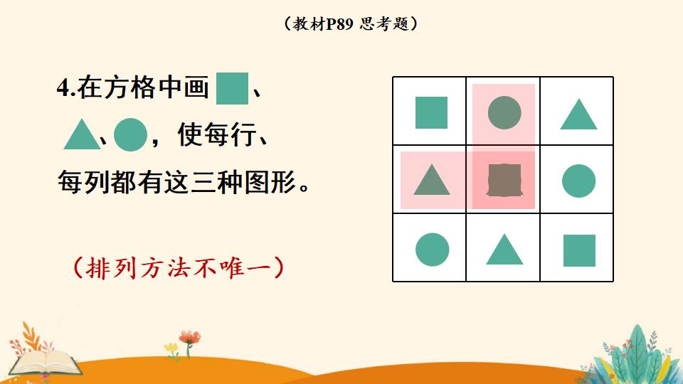 一年级下册数学资料《找规律（3）》PPT课件（2024年人教版）共13页