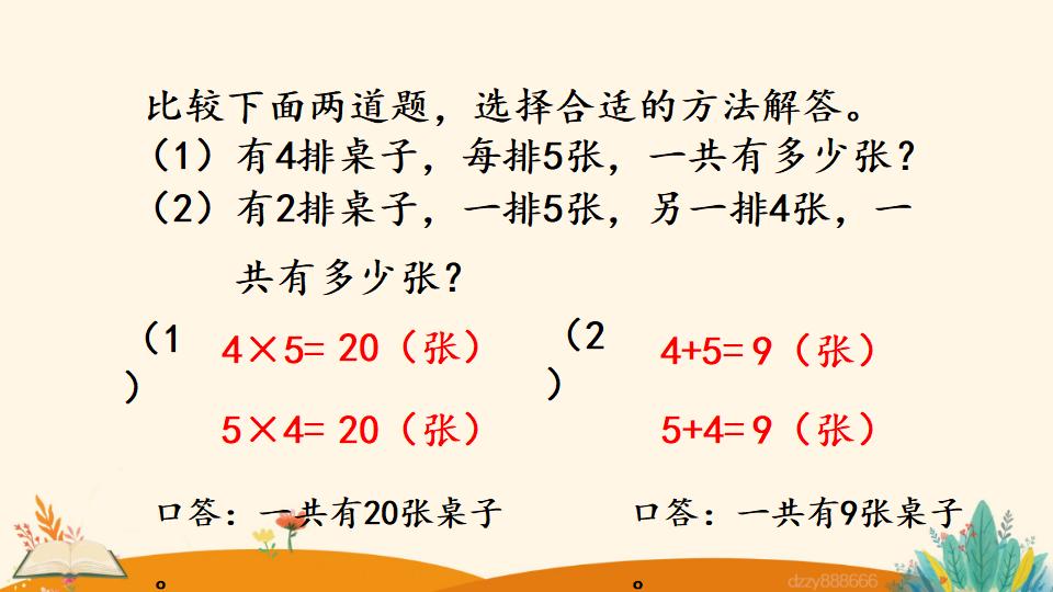 二年级上册数学资料《解决问题》PPT课件（2024年）共17页