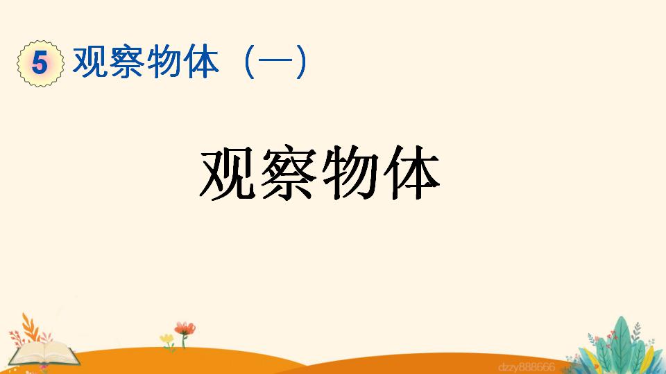 二年级上册数学资料《观察物体》PPT课件（2024年）共19页