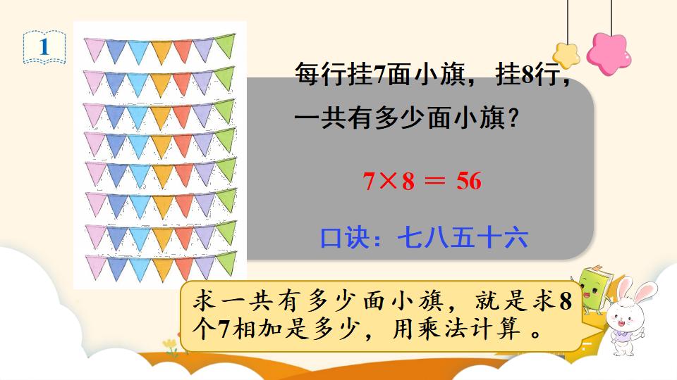 二年级下册数学资料《用7、8的乘法口诀求商》PPT课件（2024年）共14页