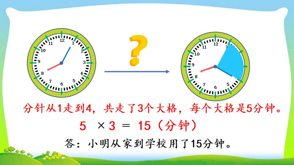 三年级上册数学资料《计算经过时间》PPT课件（2024年）共18页