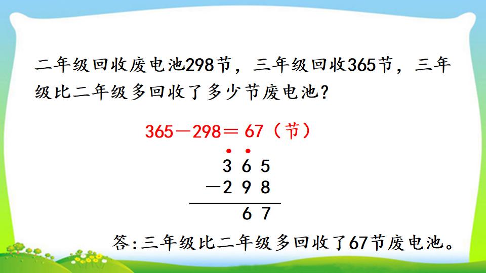 三年级上册数学资料《三位数减三位数（1）》PPT课件（2024年）共20页