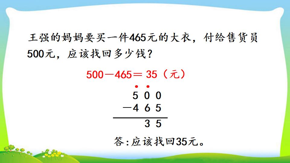 三年级上册数学资料《三位数减三位数（2））》PPT课件（2024年）共17页