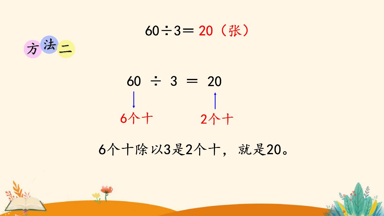 三年级下册数学资料《口算除法（1）》PPT课件（2024年）共14页