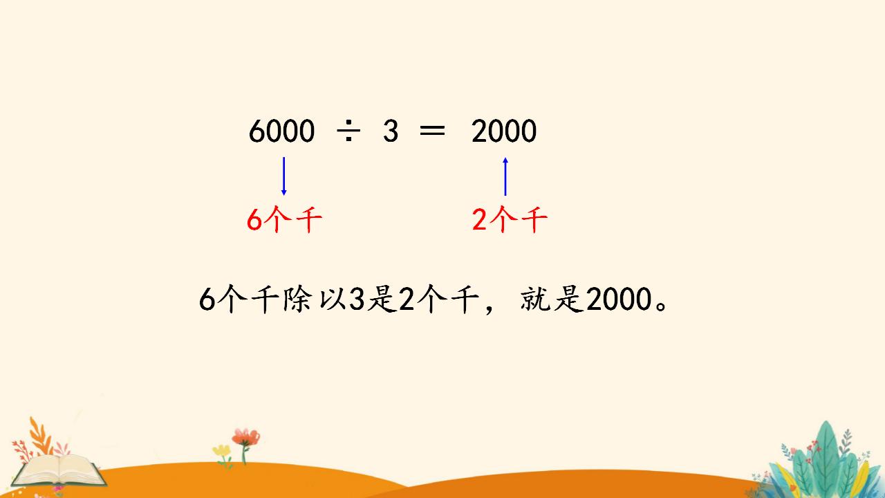 三年级下册数学资料《口算除法（1）》PPT课件（2024年）共14页