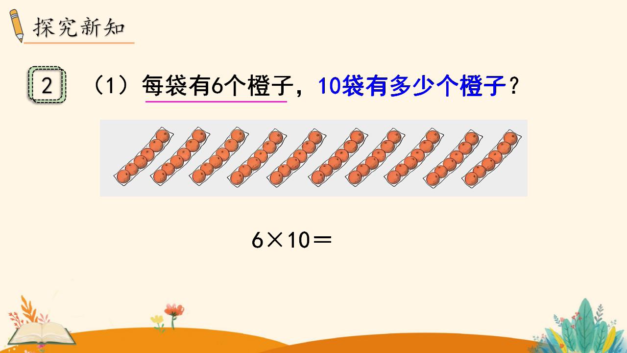 三年级下册数学资料《口算乘法（2））》PPT课件（2024年人教版）共13页