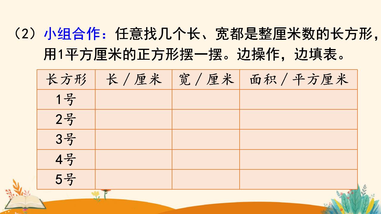 三年级下册数学资料《长方形、正方形面积的计算（1）》PPT课件（2024年人教版）共16页