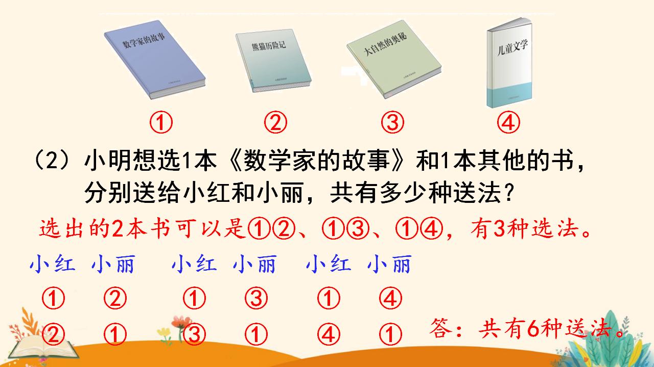 三年级下册数学资料《搭配（3）》PPT课件（2024年人教版）共13页