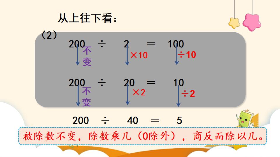 四年级上册数学资料《商的变化规律 》PPT课件（2024年）共18页