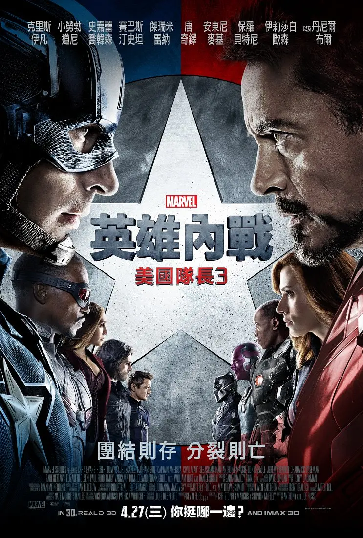 美国队长3 Captain America: Civil War (2016)  电影百度网盘资源高清下载