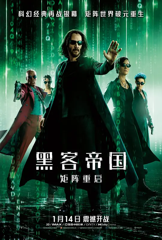 黑客帝国：矩阵重启 The Matrix Resurrections (2021) 电影百度网盘资源高清下载