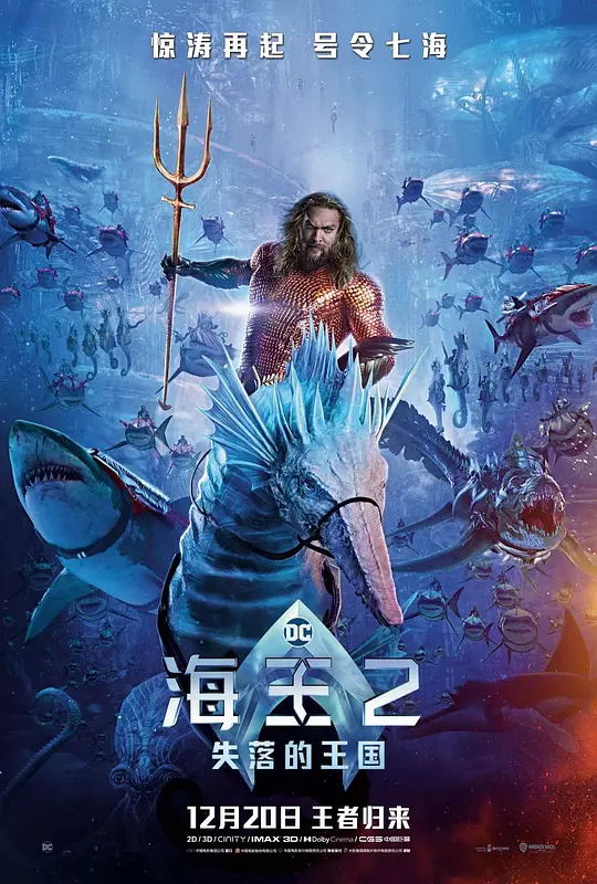 海王2：失落的王国 Aquaman and the Lost Kingdom (2023) 电影百度网盘资源高清下载