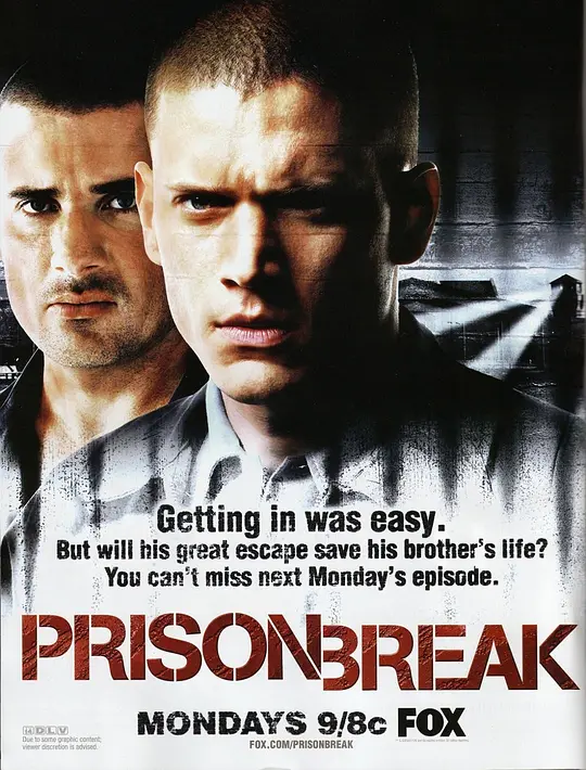 越狱  Prison Break Season 1 (2005) 全22集百度网盘资源下载